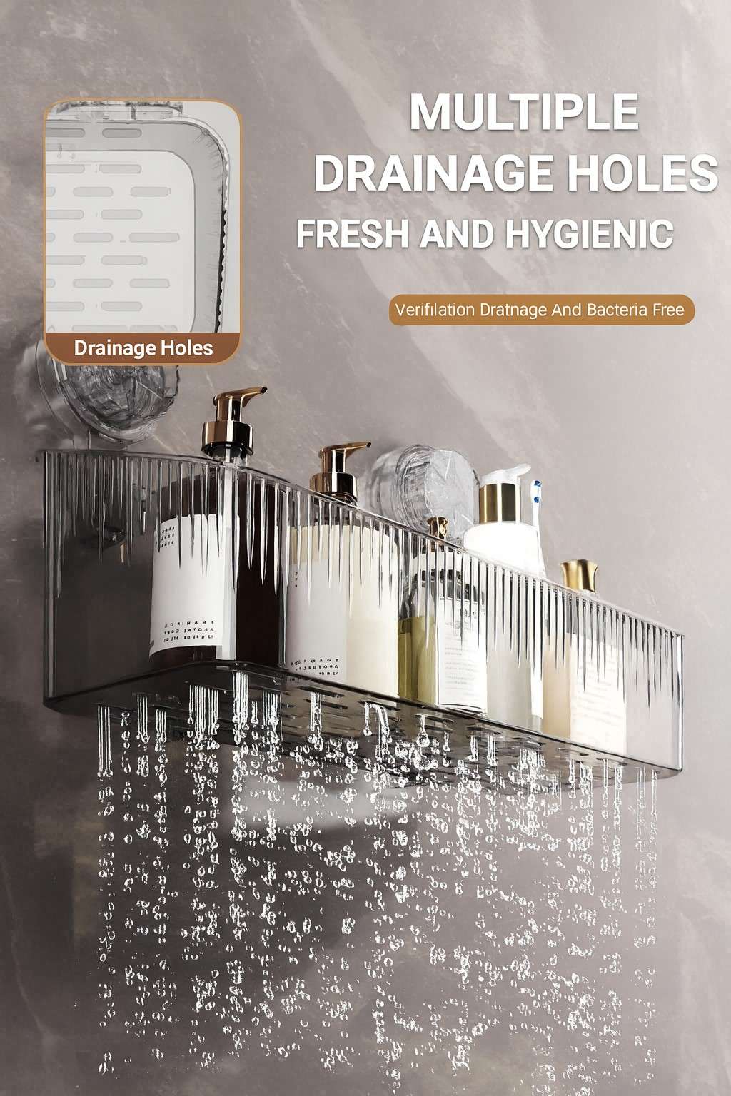 Suction Cup Rack in Bathroom