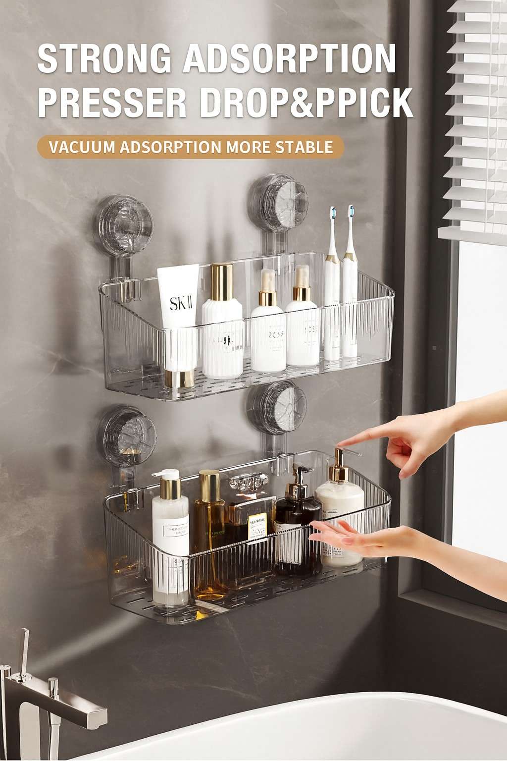 Suction Cup Rack Features