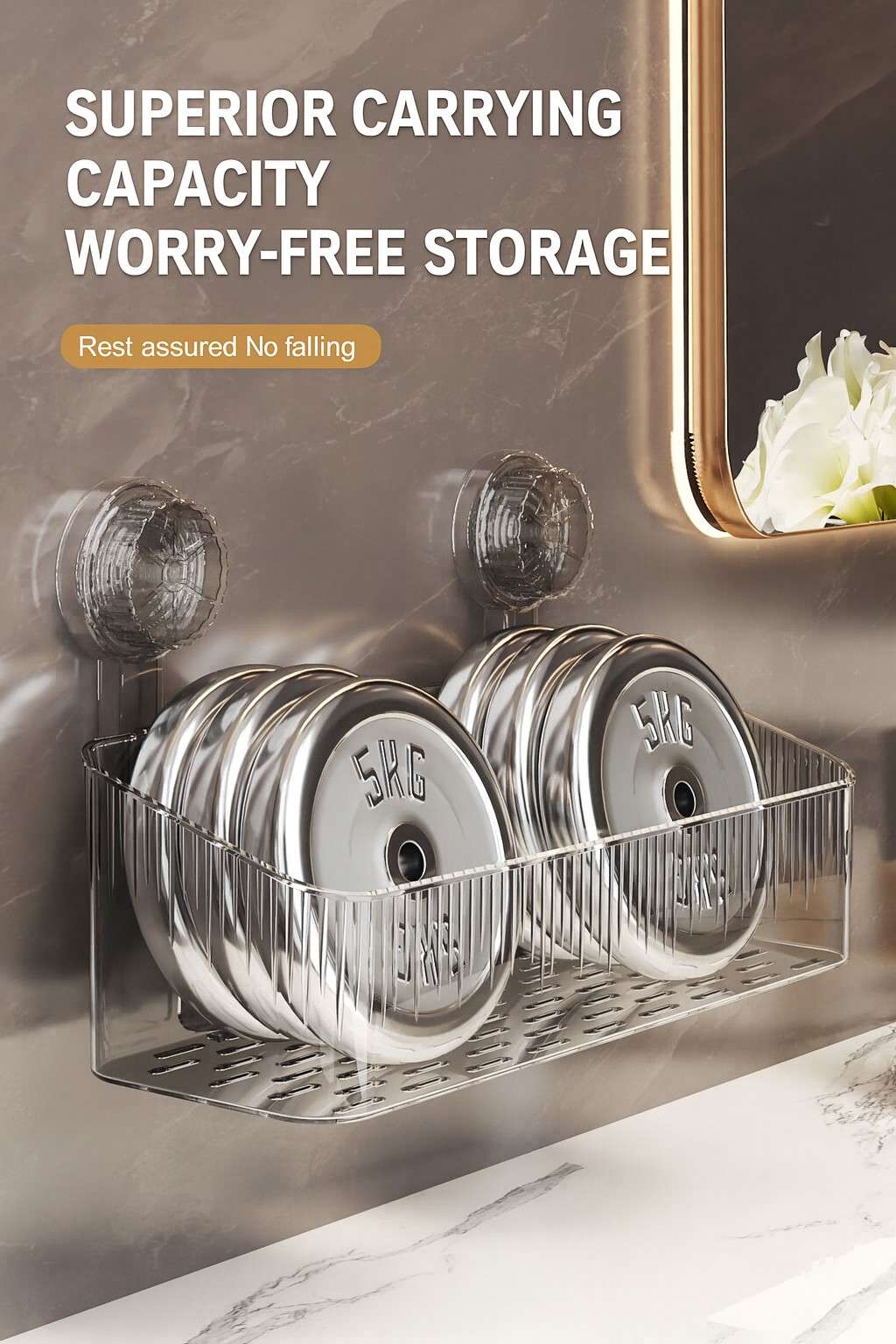 Suction Cup Rack Organization